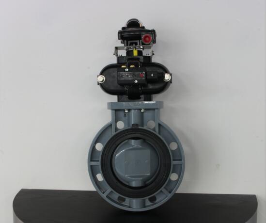 扇形蝶阀Pneumatic Rotary Actuator Butterfly Valve