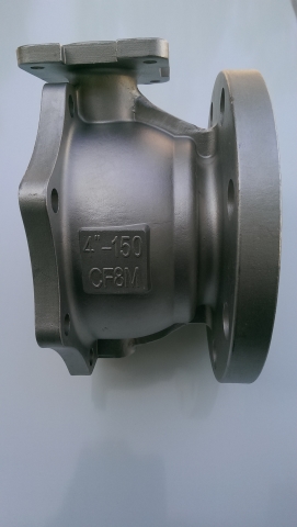 两片式法兰球阀阀体2PC-flange ball valve